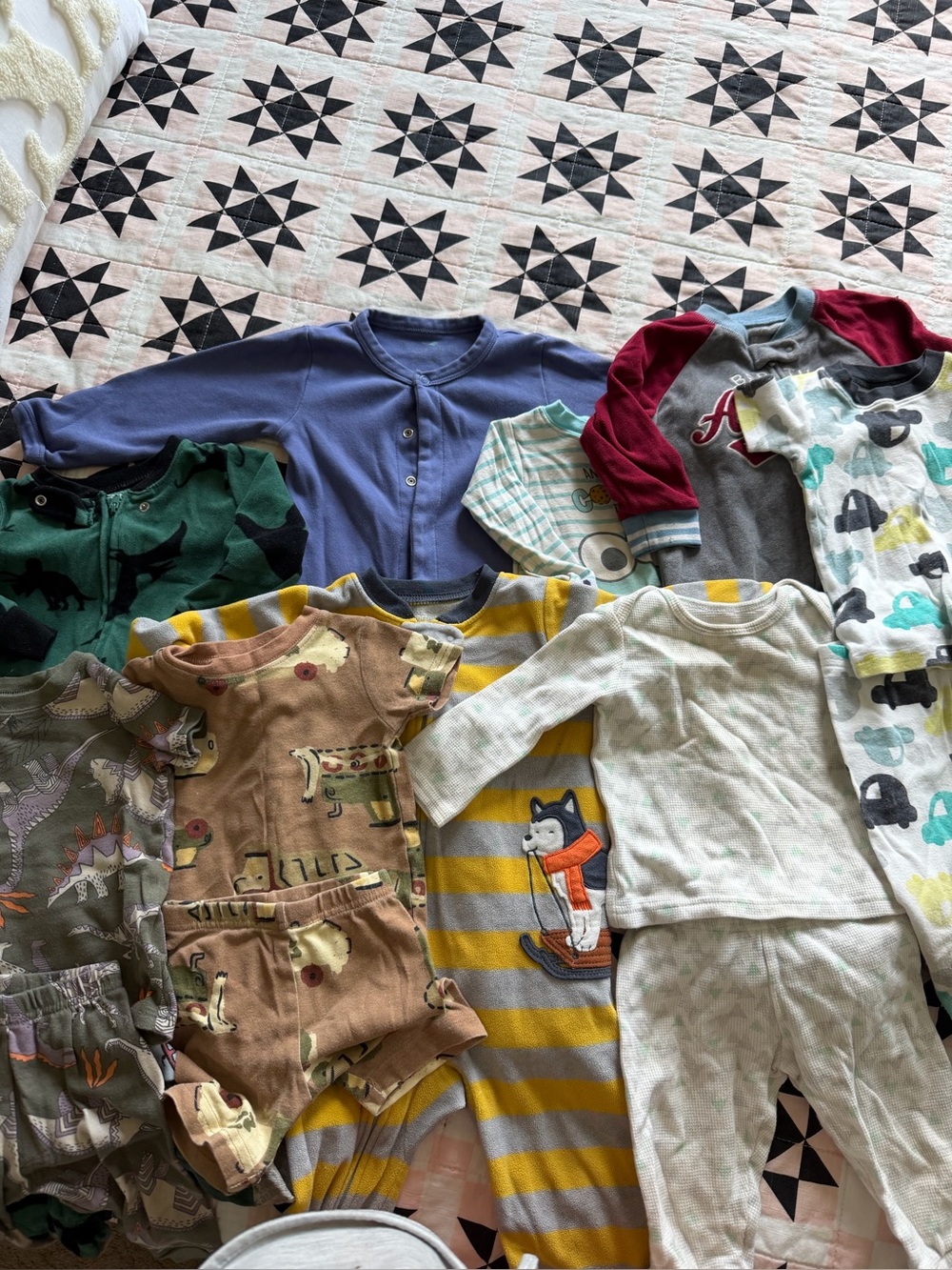 Mixed Baby Onesie and Pajama Bundle - Multi Color